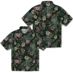 Iowa Hawkeyes Hawaiian Shirt – Hibiscus Leaves Pattern