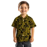 Iowa Hawkeyes Hawaiian Shirt – Leaf Outline