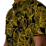 Iowa Hawkeyes Hawaiian Shirt – Leaf Outline