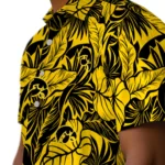 Iowa Hawkeyes Hawaiian Shirt – Monstera Layer