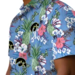 Iowa Hawkeyes Hawaiian Shirt – Pineapple Bouquet