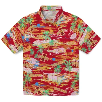 iowa state cyclones flamingo retreat red hawaiian shirts best selling