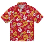 Iowa State Cyclones Hawaiian Shirt – Hibiscus Flower Design
