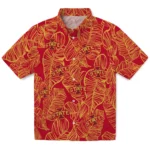 Iowa State Cyclones Hawaiian Shirt – Leaf Outline