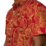 Iowa State Cyclones Hawaiian Shirt – Leaf Outline