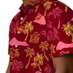 Iowa State Cyclones Hawaiian Shirt – Palm And Clouds