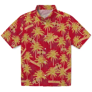 iowa state cyclones palm grove red hawaiian shirts best selling