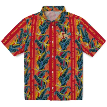 iowa state cyclones paradise vines red hawaiian shirts best selling