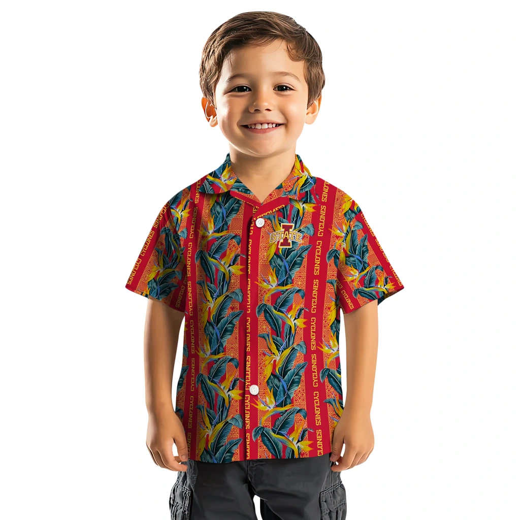 Iowa State Cyclones Hawaiian Shirt - Paradise Vines iowa state cyclones paradise vines red hawaiian shirts top rated