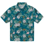 Jacksonville Jaguars Hawaiian Shirt – Flamingo and Hibiscus