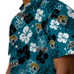 Jacksonville Jaguars Hawaiian Shirt – Hibiscus Flower Design