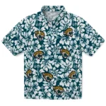 Jacksonville Jaguars Hawaiian Shirt – Hibiscus Motif