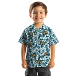 Jacksonville Jaguars Hawaiian Shirt – Hibiscus Motif