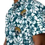 Jacksonville Jaguars Hawaiian Shirt – Hibiscus Motif