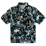 Jacksonville Jaguars Hawaiian Shirt – Hibiscus Overlay
