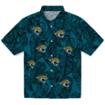 Jacksonville Jaguars Hawaiian Shirt – Leaf Outline