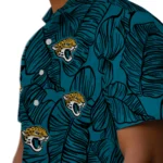 Jacksonville Jaguars Hawaiian Shirt – Leaf Outline
