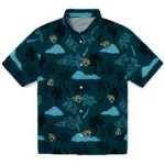 Jacksonville Jaguars Hawaiian Shirt – Palm And Clouds