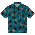 Jacksonville Jaguars Hawaiian Shirt – Palm Tree Motif