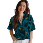 Jacksonville Jaguars Hawaiian Shirt – Turtle Lines