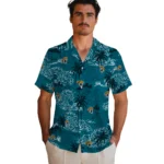 Jacksonville Jaguars Hawaiian Shirt – Wave Palm