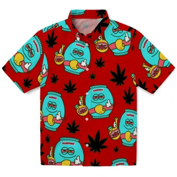 jacksonville state gamecocks bong smile red hawaiian shirts best selling