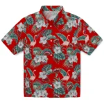 Jacksonville State Gamecocks Hawaiian Shirt – Flamingo and Hibiscus