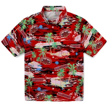 jacksonville state gamecocks flamingo retreat red hawaiian shirts best selling