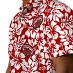 Jacksonville State Gamecocks Hawaiian Shirt – Hibiscus Motif