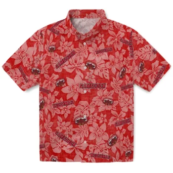 jacksonville state gamecocks hibiscus oasis red hawaiian shirts best selling