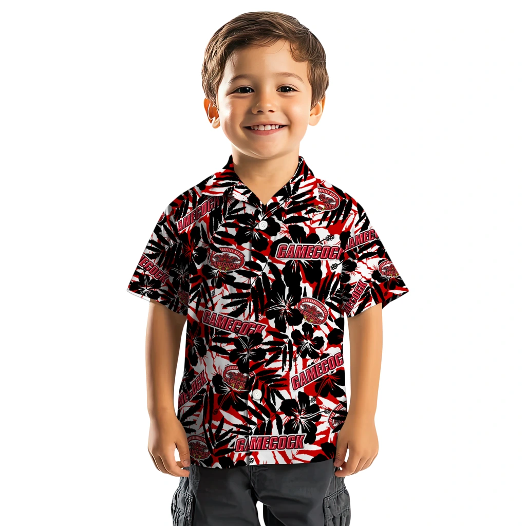 Jacksonville State Gamecocks Hawaiian Shirt - Hibiscus Overlay jacksonville state gamecocks hibiscus overlay hawaiian shirts top rated