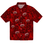 Jacksonville State Gamecocks Hawaiian Shirt – Leaf Outline