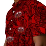Jacksonville State Gamecocks Hawaiian Shirt – Leaf Outline