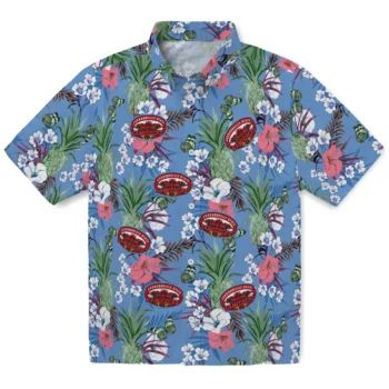 jacksonville state gamecocks pineapple bouquet best sky blue hawaiian shirts best selling