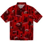 Jacksonville State Gamecocks Hawaiian Shirt – Turtle Lines