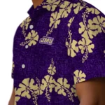 James Madison Dukes Hawaiian Shirt – 50th State Flower