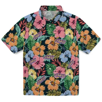 james madison dukes brilliant hibiscus garden hawaiian shirts best selling