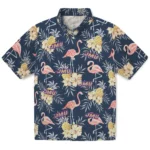 James Madison Dukes Hawaiian Shirt – Flamingo Hibiscus