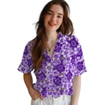 James Madison Dukes Hawaiian Shirt – Hibiscus Blooms