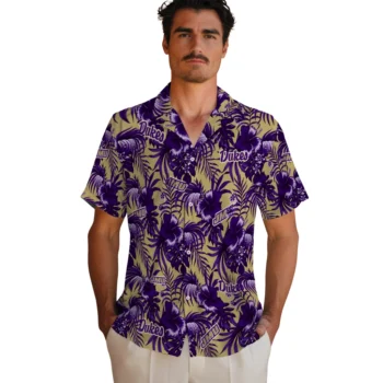 james madison dukes hibiscus exotic purple hawaiian shirts fashion forward