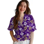 James Madison Dukes Hawaiian Shirt – Hibiscus Flower Design