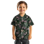 James Madison Dukes Hawaiian Shirt – Hibiscus Leaves Pattern