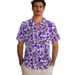 James Madison Dukes Hawaiian Shirt – Hibiscus Motif