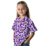 James Madison Dukes Hawaiian Shirt – Hibiscus Motif