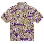 James Madison Dukes Hawaiian Shirt – Hibiscus Overlay