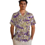 James Madison Dukes Hawaiian Shirt – Hibiscus Overlay