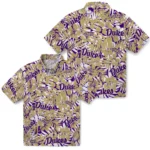 James Madison Dukes Hawaiian Shirt – Hibiscus Overlay