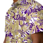 James Madison Dukes Hawaiian Shirt – Hibiscus Overlay