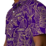 James Madison Dukes Hawaiian Shirt – Leaf Outline