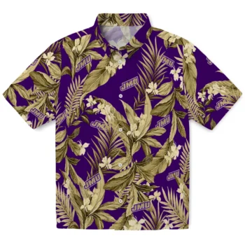 james madison dukes palm leaves purple hawaiian shirts best selling